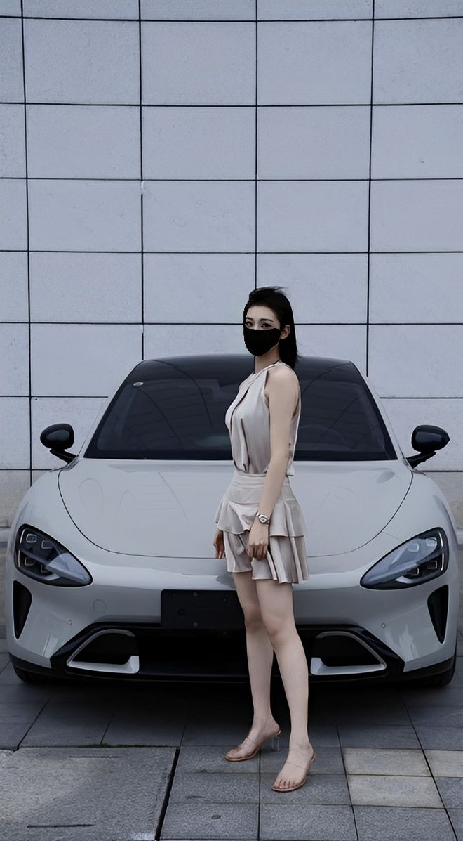 质量都这么高的吗？仙女也就长这样吧麻将胡了试玩小米SU7的美女车主(图4)