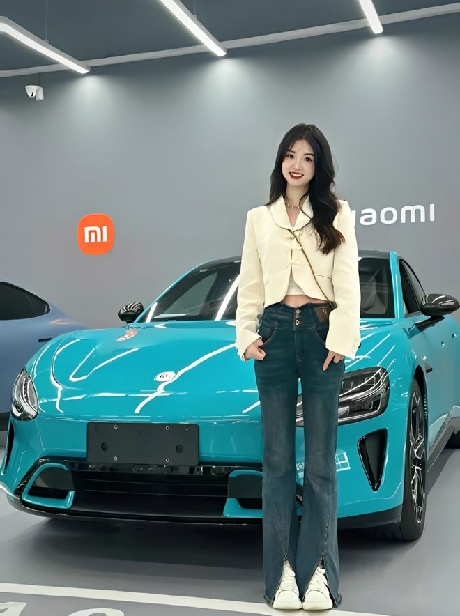 质量都这么高的吗？仙女也就长这样吧麻将胡了试玩小米SU7的美女车主(图3)