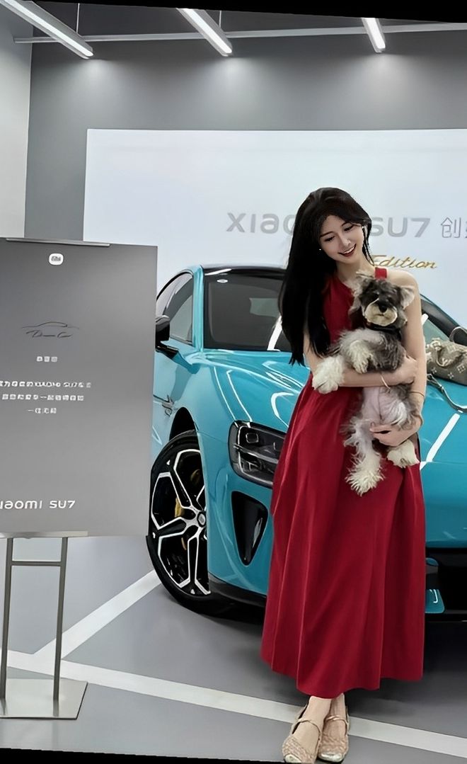 质量都这么高的吗？仙女也就长这样吧麻将胡了试玩小米SU7的美女车主(图8)